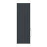 Chatsworth 690mm Graphite 2-Door Mirror Cabinet  Standard Large Image