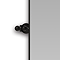 Chatsworth 700 x 500 Rectangular Tiltable Mirror - Matt Black