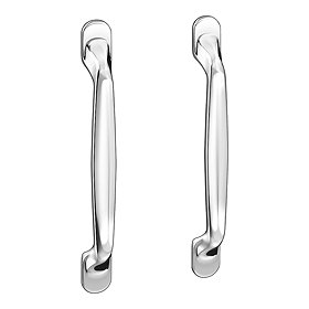 2 x Chatsworth Chrome Additional Handles Large Image