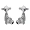 Chatsworth Chrome Angled Traditional Radiator Valves
