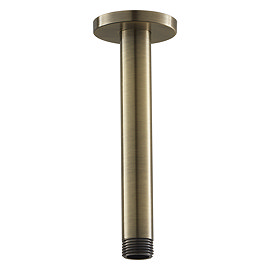 Chatsworth Antique Brass 150mm Ceiling Mounted Shower Arm