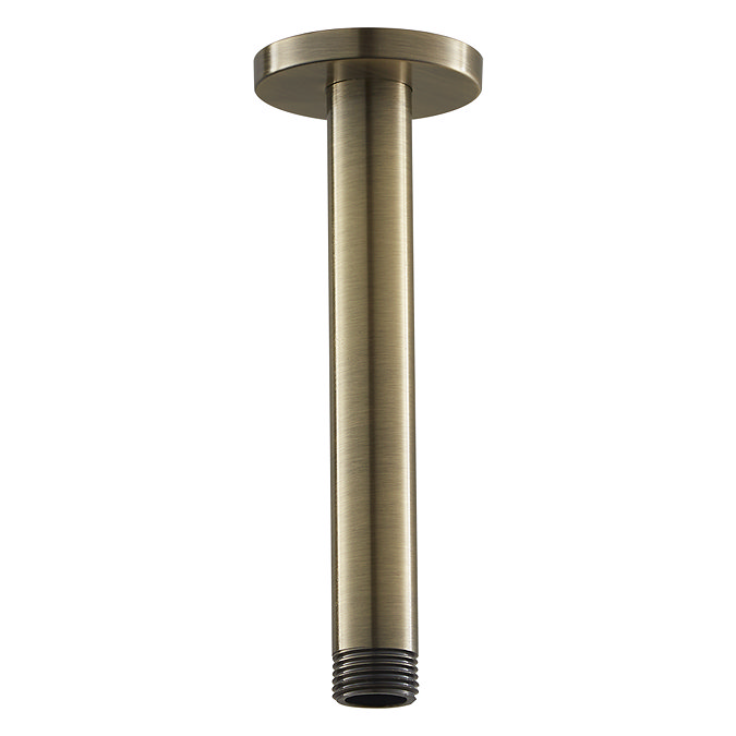 Chatsworth Antique Brass 150mm Ceiling Mounted Shower Arm