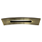 Chatsworth Antique Brass Curved Overflow Insert and Pop-Up Waste Cover