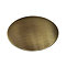 Chatsworth Antique Brass Curved Overflow Insert and Pop-Up Waste Cover