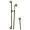 Chatsworth Antique Brass Shower Slide Rail Kit Large Image