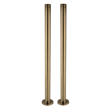 Chatsworth Antique Brass Standpipes for Freestanding Bath Taps