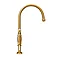 Chatsworth Antique Gold Traditional Bridge Lever Kitchen Sink Mixer  additional Large Image