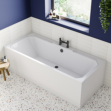 Chatsworth Art Deco 1800 x 800 Double Ended Bath Profile Large Image