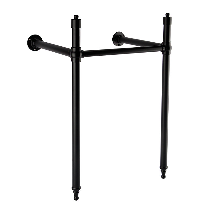 Chatsworth Basin Washstand 440 x 390mm - Matt Black