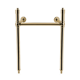 Chatsworth Basin Washstand 440 x 440mm - Antique Brass
