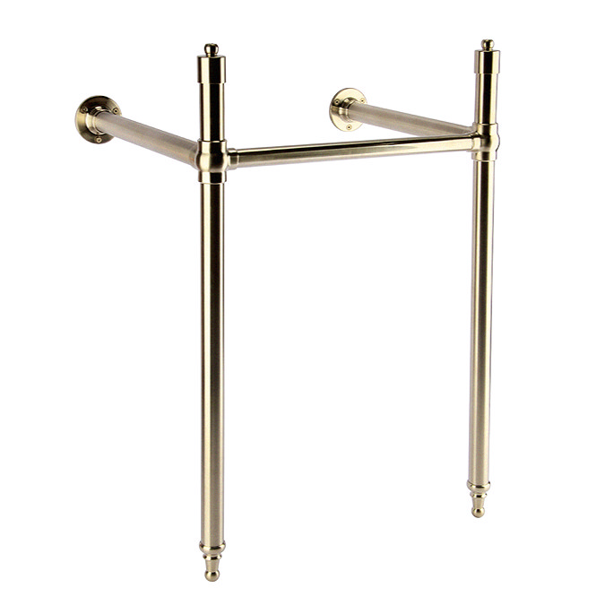 Chatsworth Basin Washstand 440 x 440mm - Brushed Brass