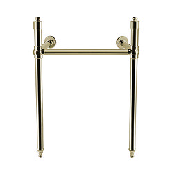 Chatsworth Basin Washstand 440 x 440mm - Brushed Brass
