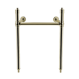 Chatsworth Basin Washstand 440 x 440mm - Brushed Brass