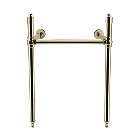 Chatsworth Basin Washstand 440 x 440mm - Brushed Brass