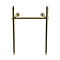 Chatsworth Basin Washstand 440 x 440mm - Brushed Brass