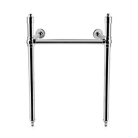 Chatsworth Basin Washstand 440 x 440mm - Chrome