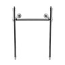 Chatsworth Basin Washstand 440 x 440mm - Chrome