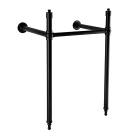 Chatsworth Basin Washstand 440 x 440mm - Matt Black