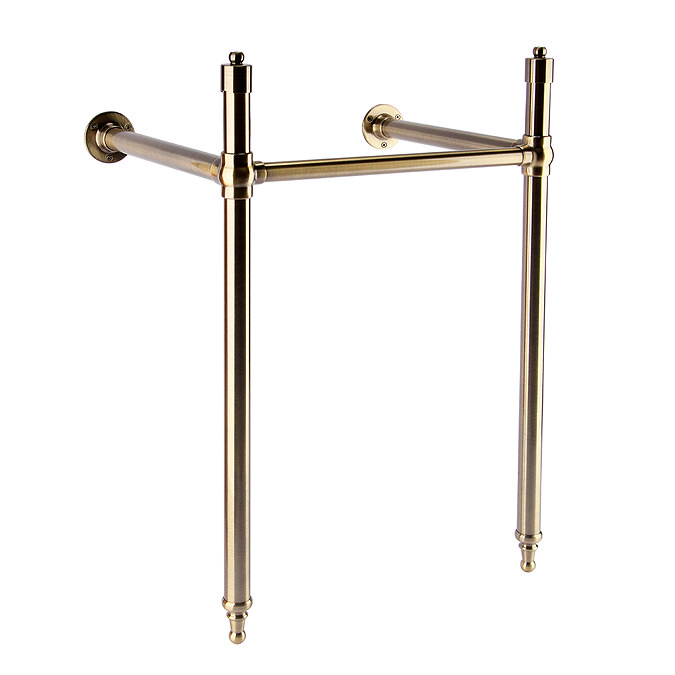 Chatsworth Basin Washstand 440 x 440mm - Antique Brass