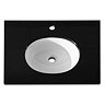 Chatsworth Black Marble Traditional Grey Vanity Unit + Toilet Package  Feature Large Image