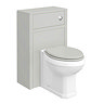 Chatsworth Black Marble Traditional Grey Vanity Unit + Toilet Package  Standard Large Image