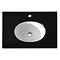 Chatsworth Black Marble Traditional White Vanity Unit + Toilet Package Feature Large Image
