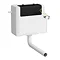 Chatsworth Black Marble Traditional White Vanity Unit + Toilet Package In Bathroom Large Image