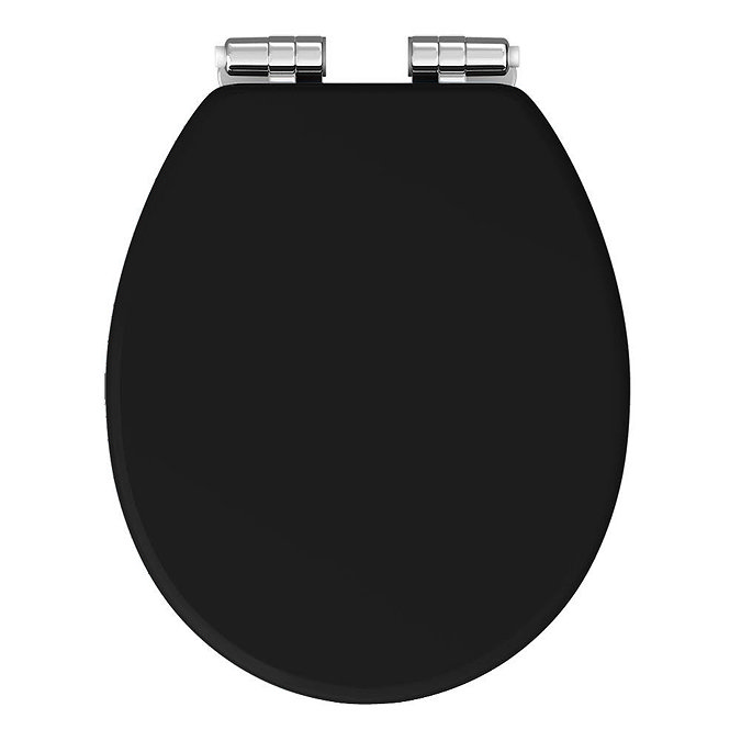 Chatsworth Black Toilet Seat with Quick Release Large Image