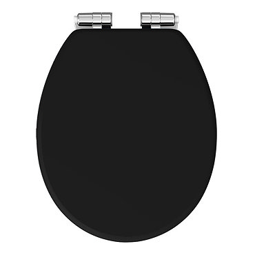 Chatsworth Black Toilet Seat with Quick Release  Profile Large Image