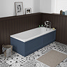 Chatsworth Blue 1500 Traditional Front Bath Panel  Profile Large Image
