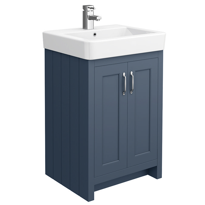 Chatsworth Blue 4-Piece Low Level Bathroom Suite Standard Large Image
