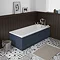 Chatsworth Blue Bathroom Suite Inc. 1700 x 700 Bath with Panels  Profile Large Image