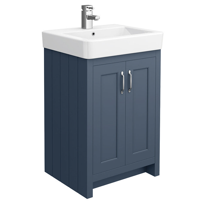 Chatsworth Blue Close Coupled Roll Top Bathroom Suite  Standard Large Image
