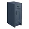 Chatsworth Blue Cupboard Unit 300mm Wide x 435mm Deep with Matt Black Handles Large Image