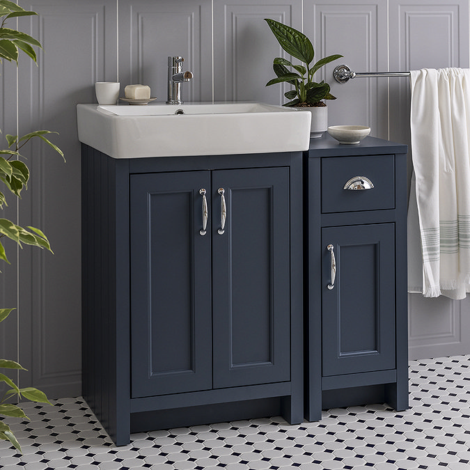 Chatsworth Blue Cupboard Unit 300mm Wide x 435mm Deep