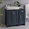 Chatsworth Blue Cupboard Unit 300mm Wide x 435mm Deep