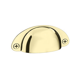 Chatsworth Brushed Brass Cup-Style Pull Handle