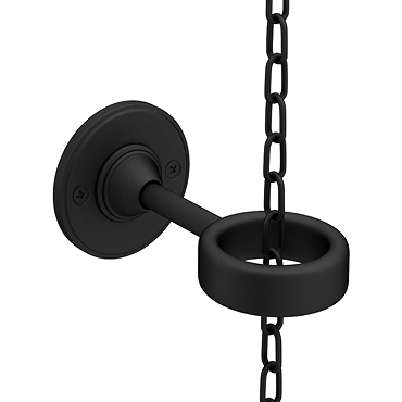 Chatsworth Chain Guide for High Level Cistern Lever - Matt Black