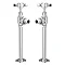 Chatsworth Chrome Angled Traditional Radiator Valves Large Image