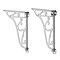 Chatsworth Chrome High Level Traditional WC Flush Pipe Kit