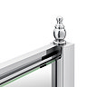 Chatsworth Chrome Shower Door + Side Panel Enclosure Concealed Screw Cover Profiles Large Image