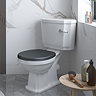 Chatsworth Traditional Corner Toilet + Soft Close Seat