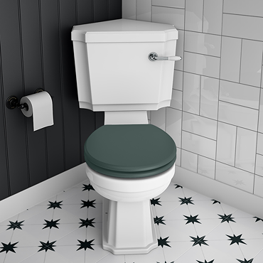 Chatsworth Traditional Corner Toilet + Soft Close Seat