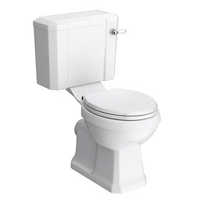 Chatsworth Close Coupled Traditional Toilet + Soft Close Seat Large Image