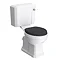 Chatsworth Close Coupled Traditional Toilet w. Graphite Seat Large Image