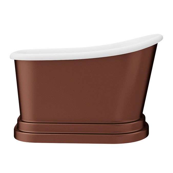 Chatsworth Copper Effect 1300mm Short Roll Top Bath