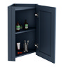 Chatsworth Corner Mirror Cabinet Blue