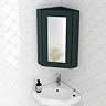 Chatsworth Corner Mirror Cabinet Green