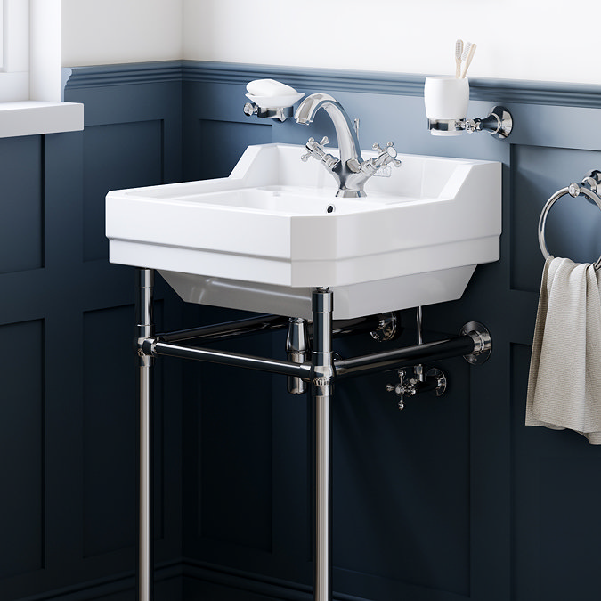 Chatsworth Crosshead Basin Tap Shut Off Valves - Chrome