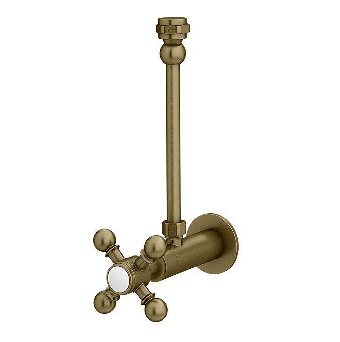 Chatsworth Crosshead Cistern Shut-Off Valve - Antique Brass